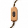 Inline single-pole switch Creative Switch Brushed Copper