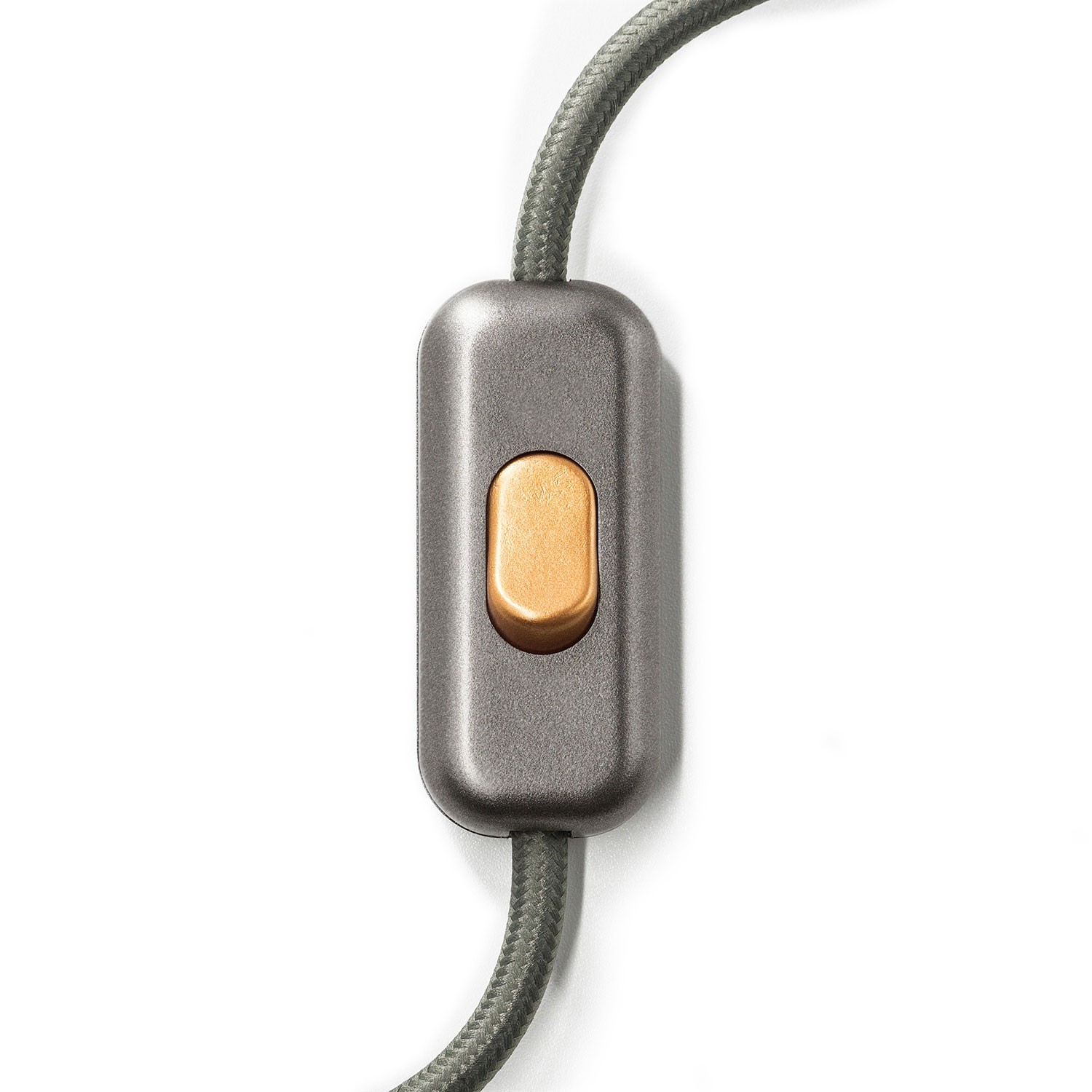 Inline single-pole switch Creative Switch Brushed Titanium
