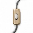 Inline single-pole switch Creative Switch Brushed Bronze