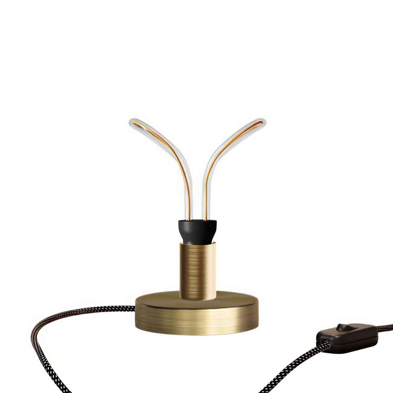Posaluce Butterfly Metal Table Lamp with two-pin plug