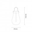 LED Light Bulb Plumen 002 6,5W E27 Dimmable 2200K