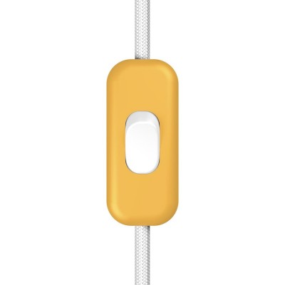 Inline single-pole switch Creative Switch yellow mustard