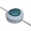 Inline single-pole foot switch Creative Switch soft blue