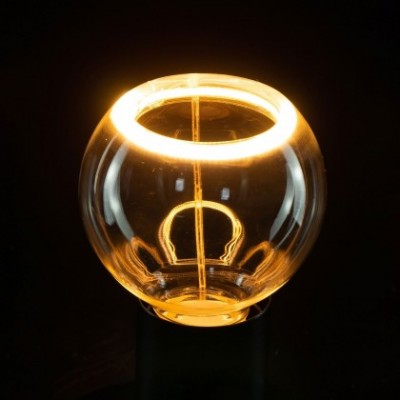LED Globe G80 Clear Light Bulb Floating Collection 4W 240Lm 2200K Dimmable