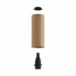 Fermaluce Wood with adjustable spotlight in wood and Tub-E14 lampshade