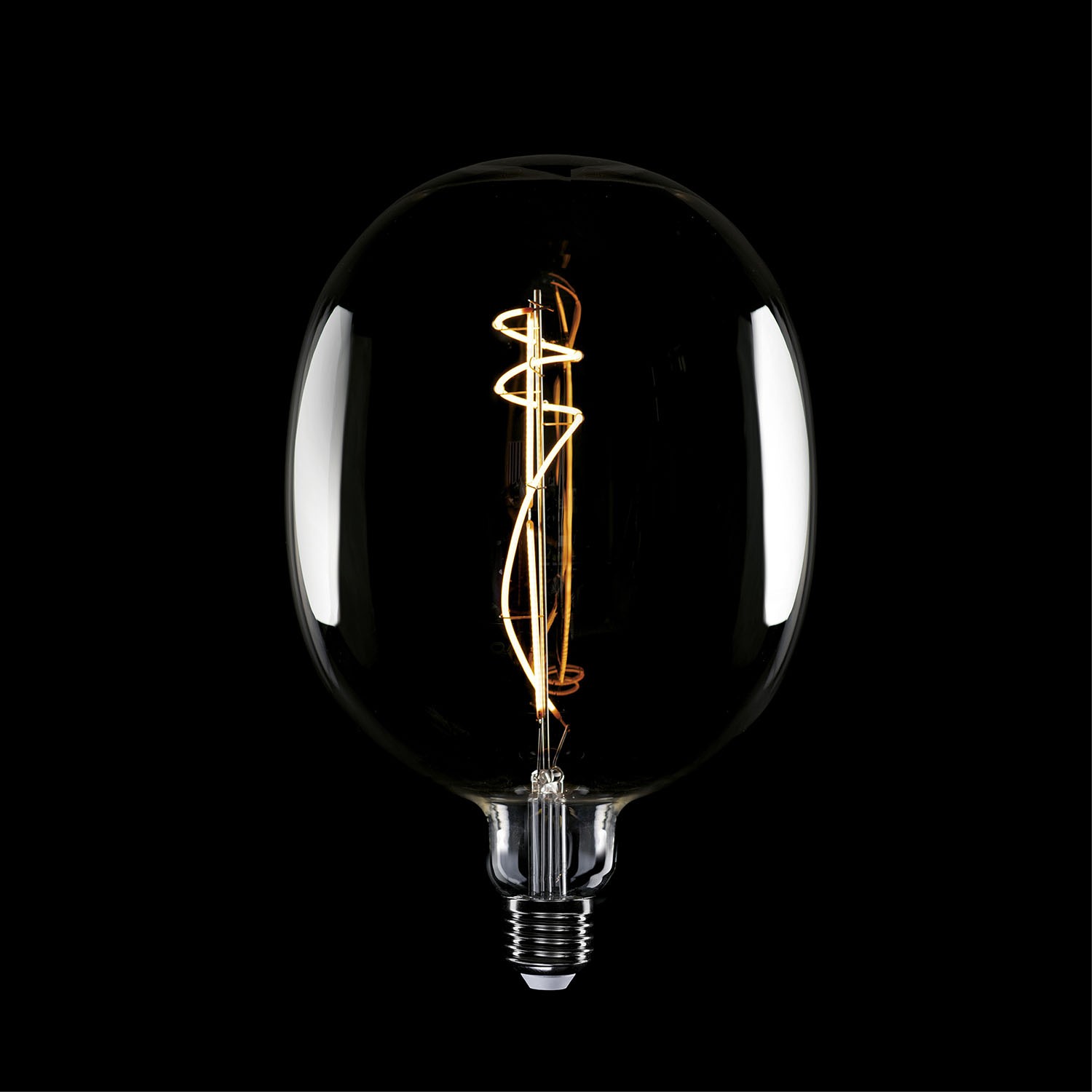 LED Smoky Light Bulb Ellipse 170 10W 470Lm E27 1800K Dimmable - H07