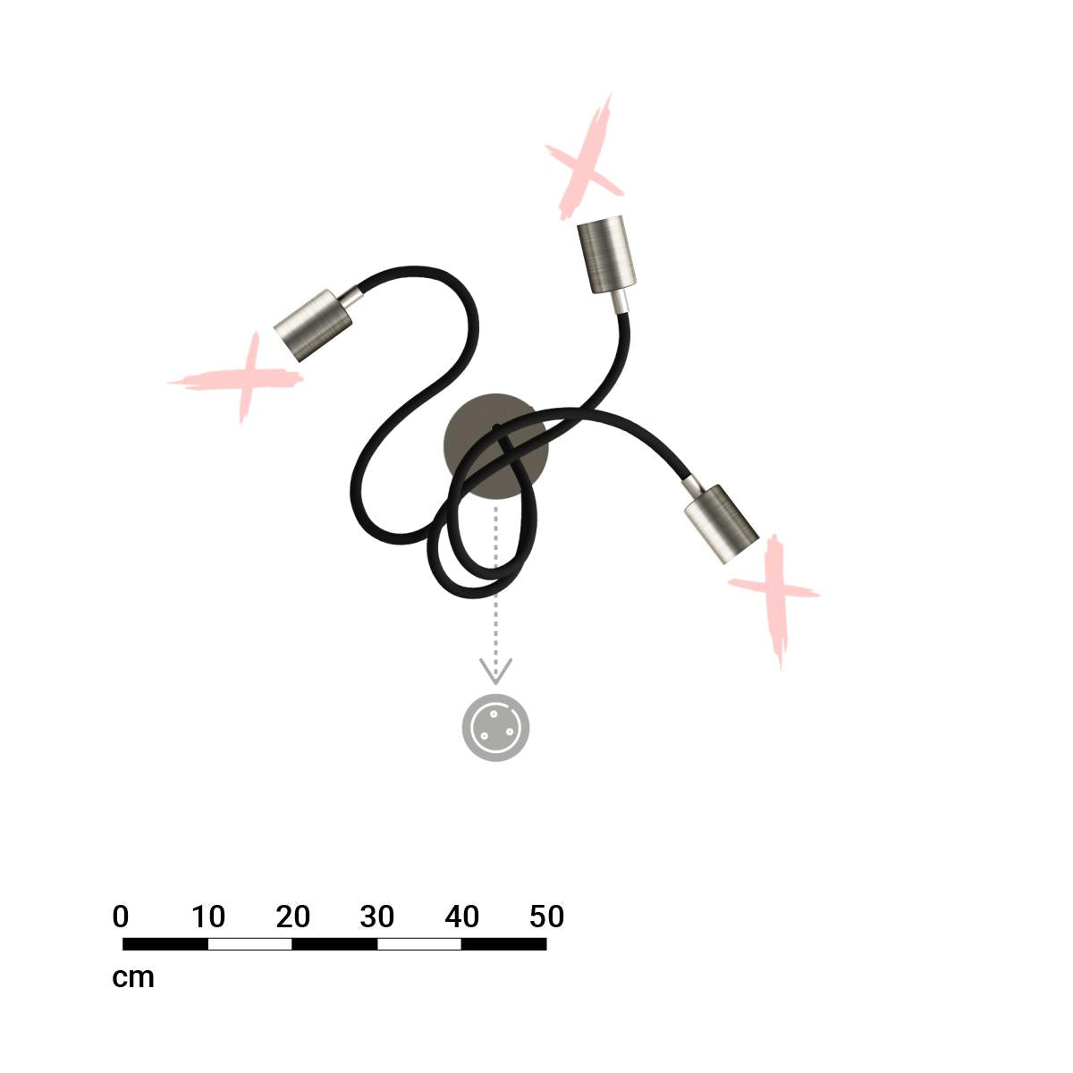 WALL LAMP 3 FLEX60 CONFIG 10187