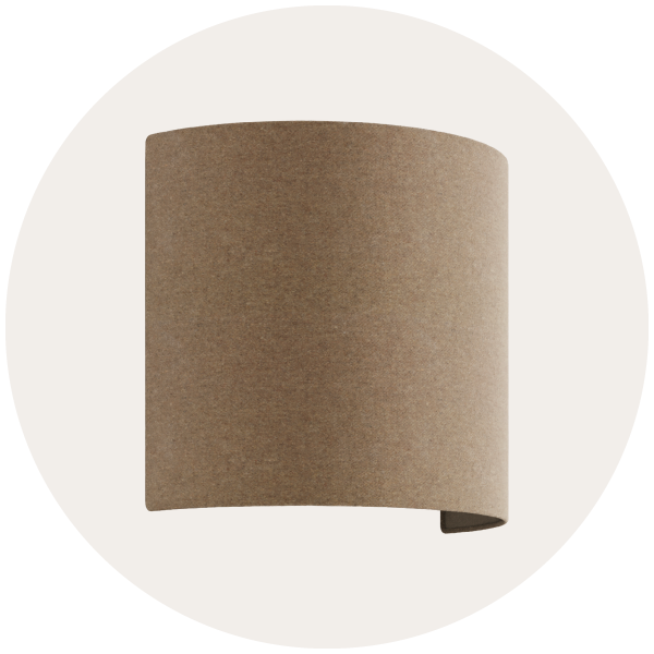 Fabric wall lights