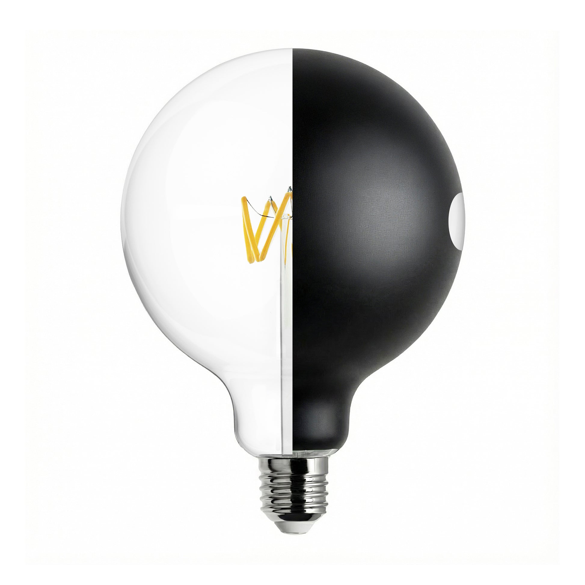 Lampadina LED Talia G125 4,8W 806Lm E27 2700K Dimmerabile - Nero