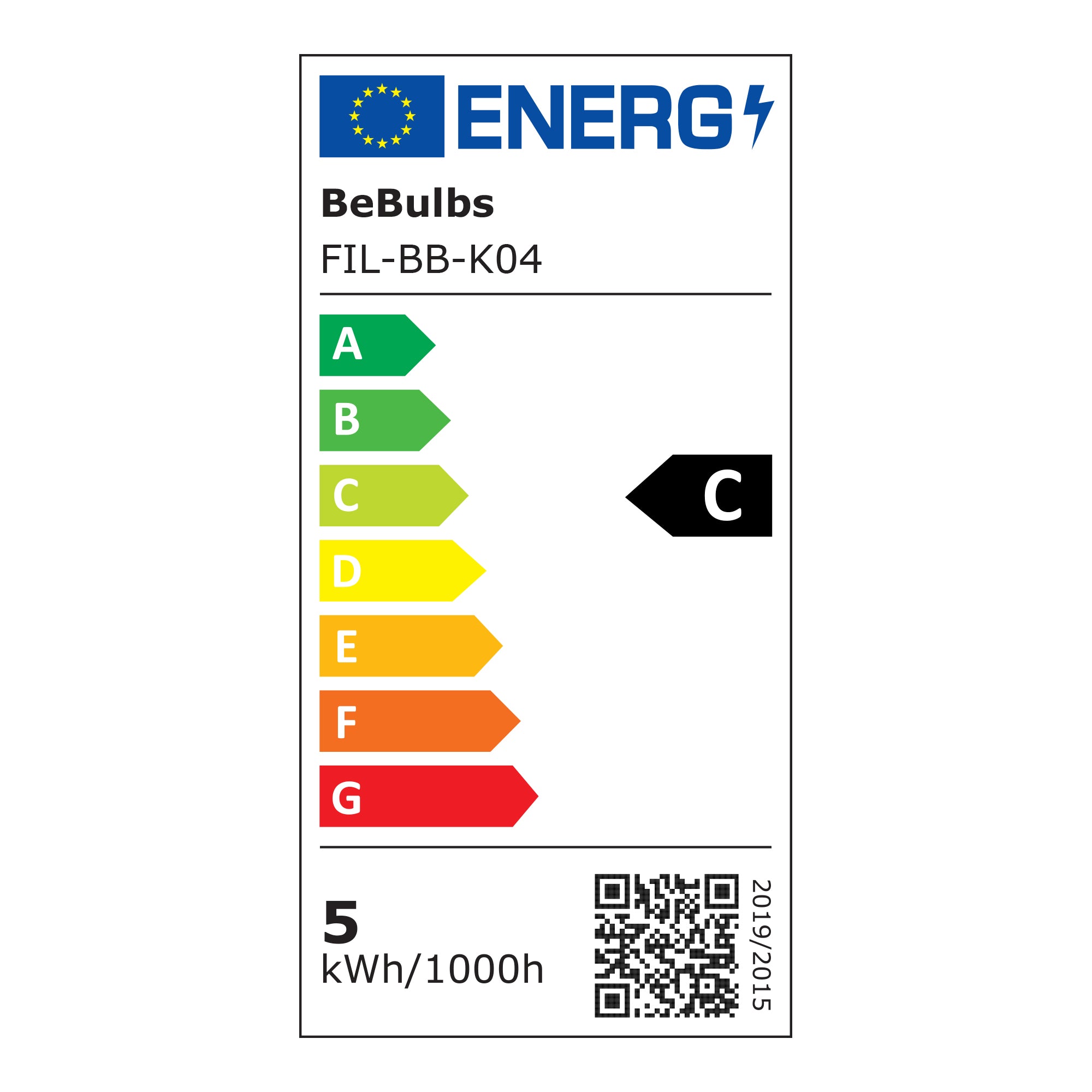 Lampadina LED Talia G125 4,8W 806Lm E27 2700K Dimmerabile - Nero