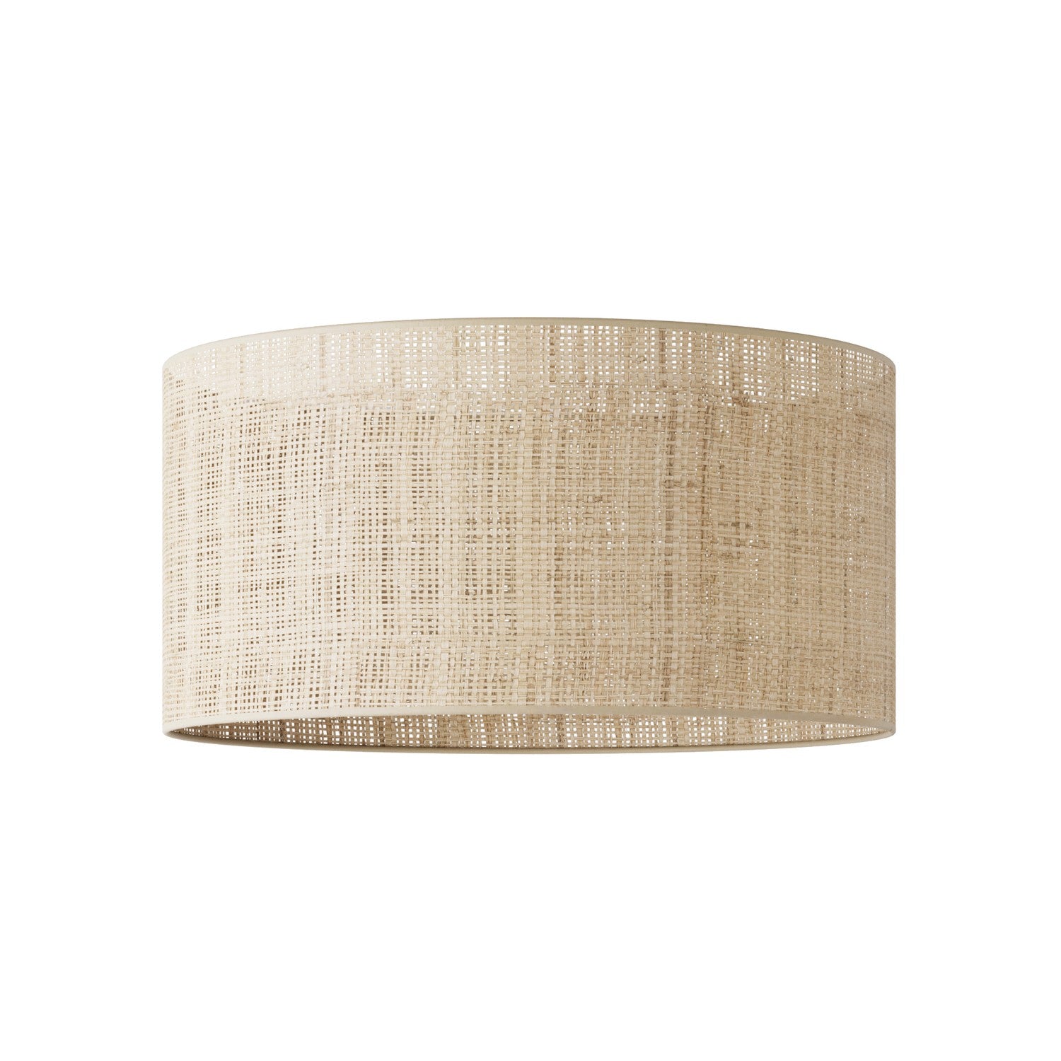 Paralume Cilindro XL in tessuto con attacco E27 - Made in Italy - Raphia