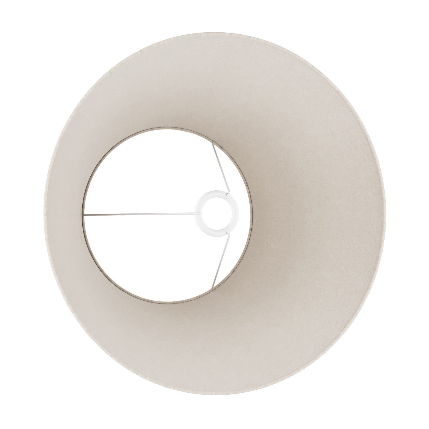 Paralume Impero L per lampada da tavolo o applique con attacco E27 - Made in Italy - Lana Sabbia