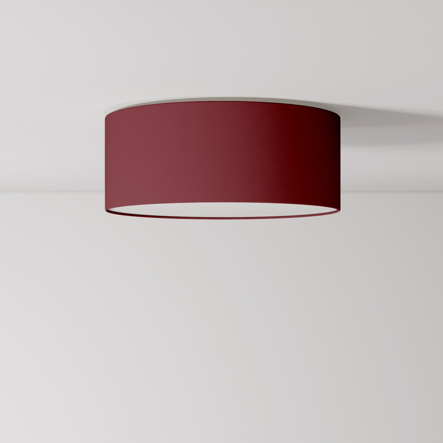 Plafoniera in tessuto Small - Made in Italy - Arenal Bordeaux