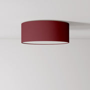 Plafoniera in tessuto Small - Made in Italy - Arenal Bordeaux
