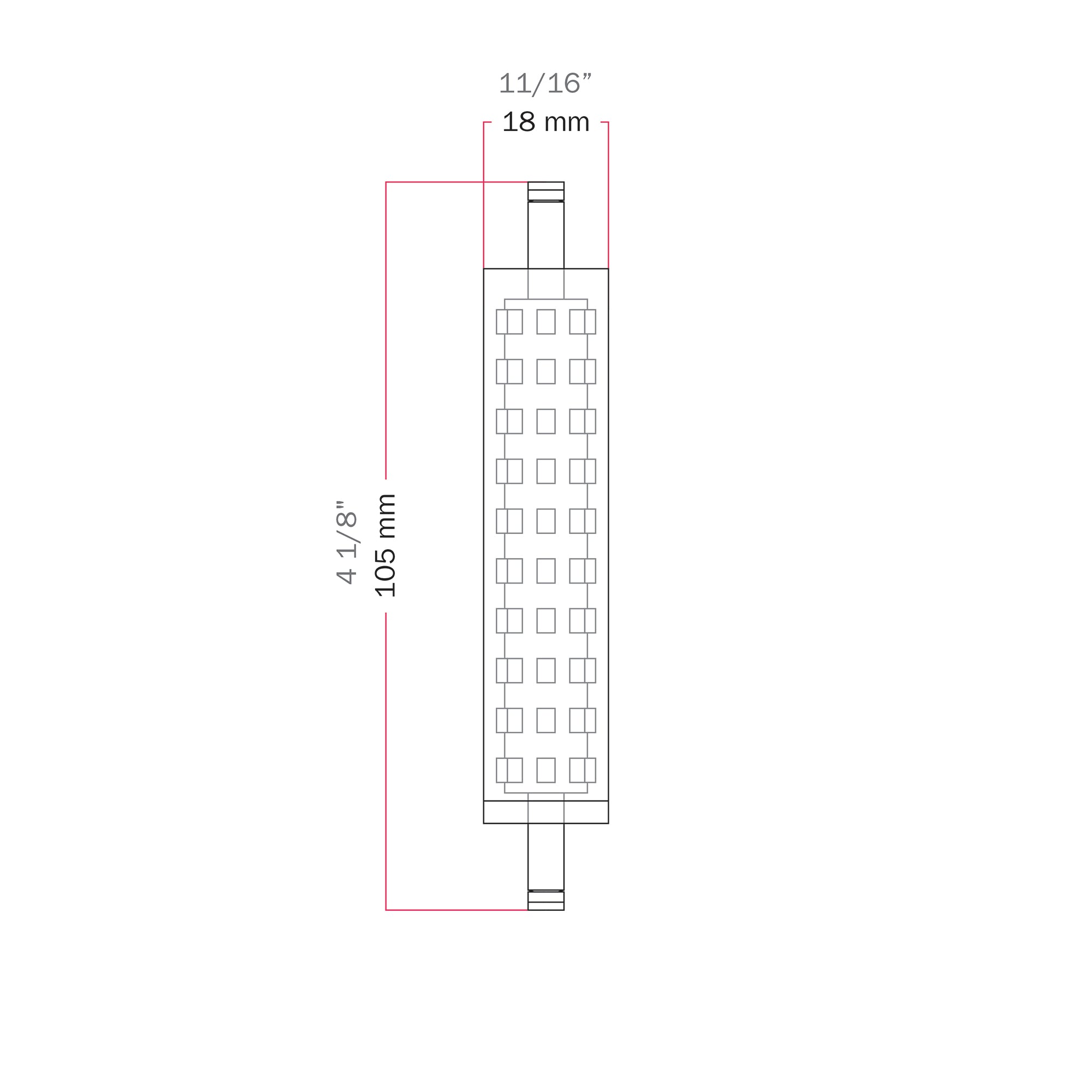 Lampadina modulo LED 24V 2W - Marina