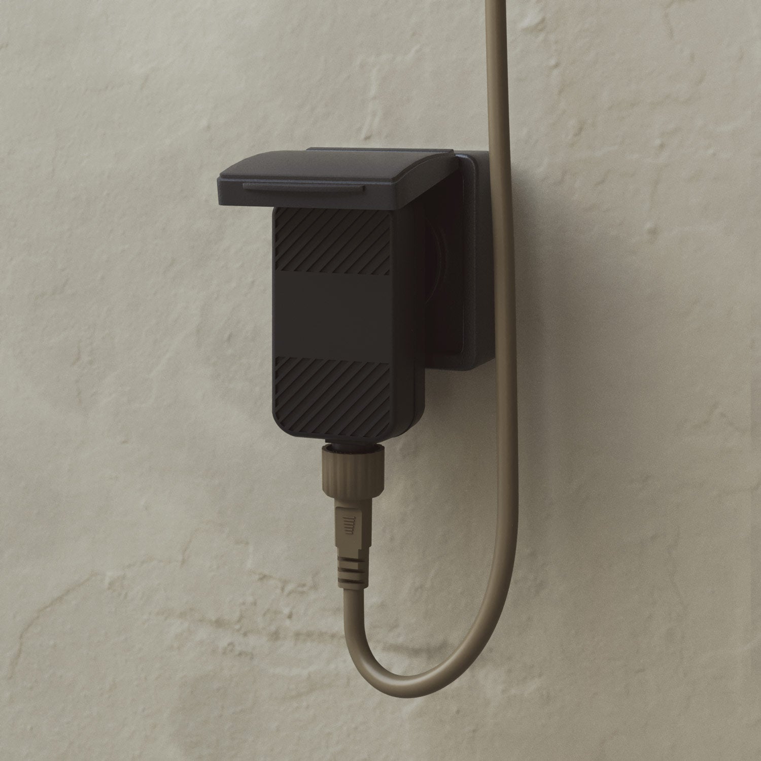 Catena luminosa 6 punti luce da esterno IP67 Verde oliva con spina UK - Marina6