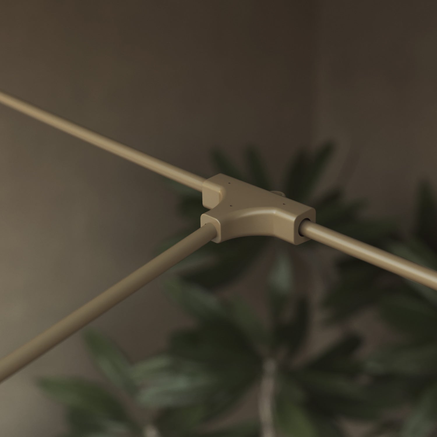 Catena luminosa reticolare 7 punti luce da esterno IP67 Verde oliva con spina UK - Marina GRID