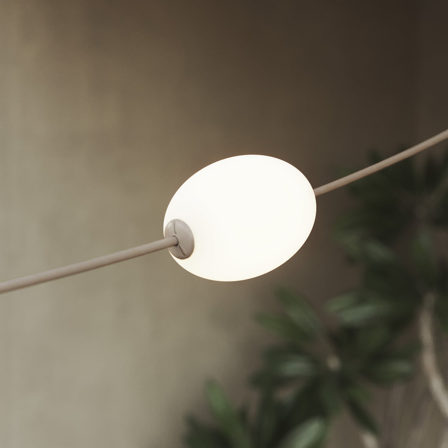 Catena luminosa 12 punti luce da esterno IP67 Desert Brown con spina UK - Marina12