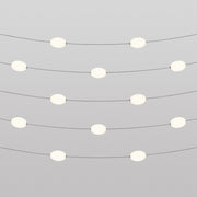 Catena luminosa 12 punti luce da esterno IP67 Grigio con spina UK - Marina12