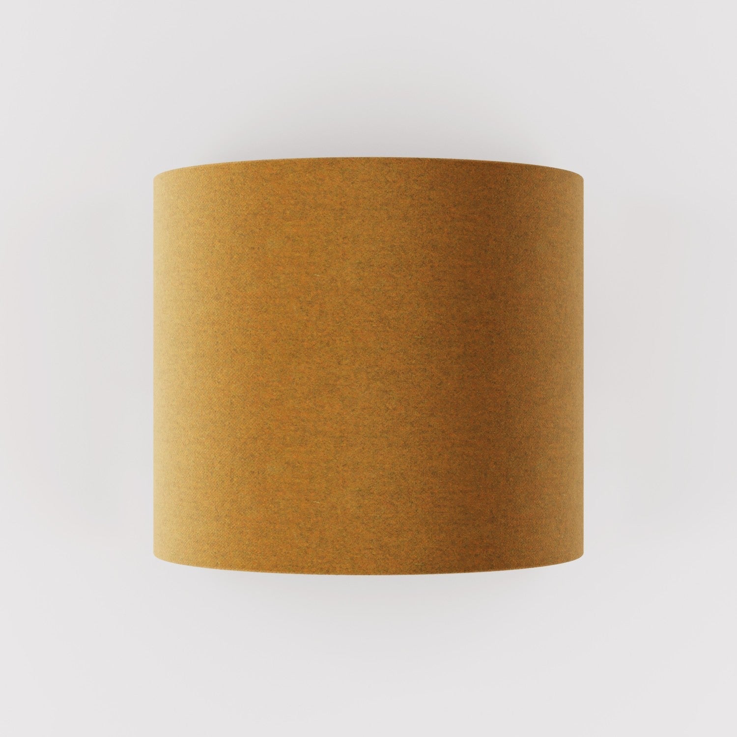 Applique Ventola con paralume in tessuto - Made in Italy - Lana Senape