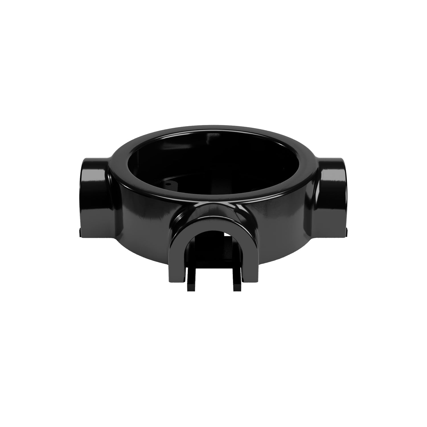 Base in porcellana nera per presa elettrica e interruttore/deviatore compatibile con Creative-Tubes - da 1 a 4 uscite 3