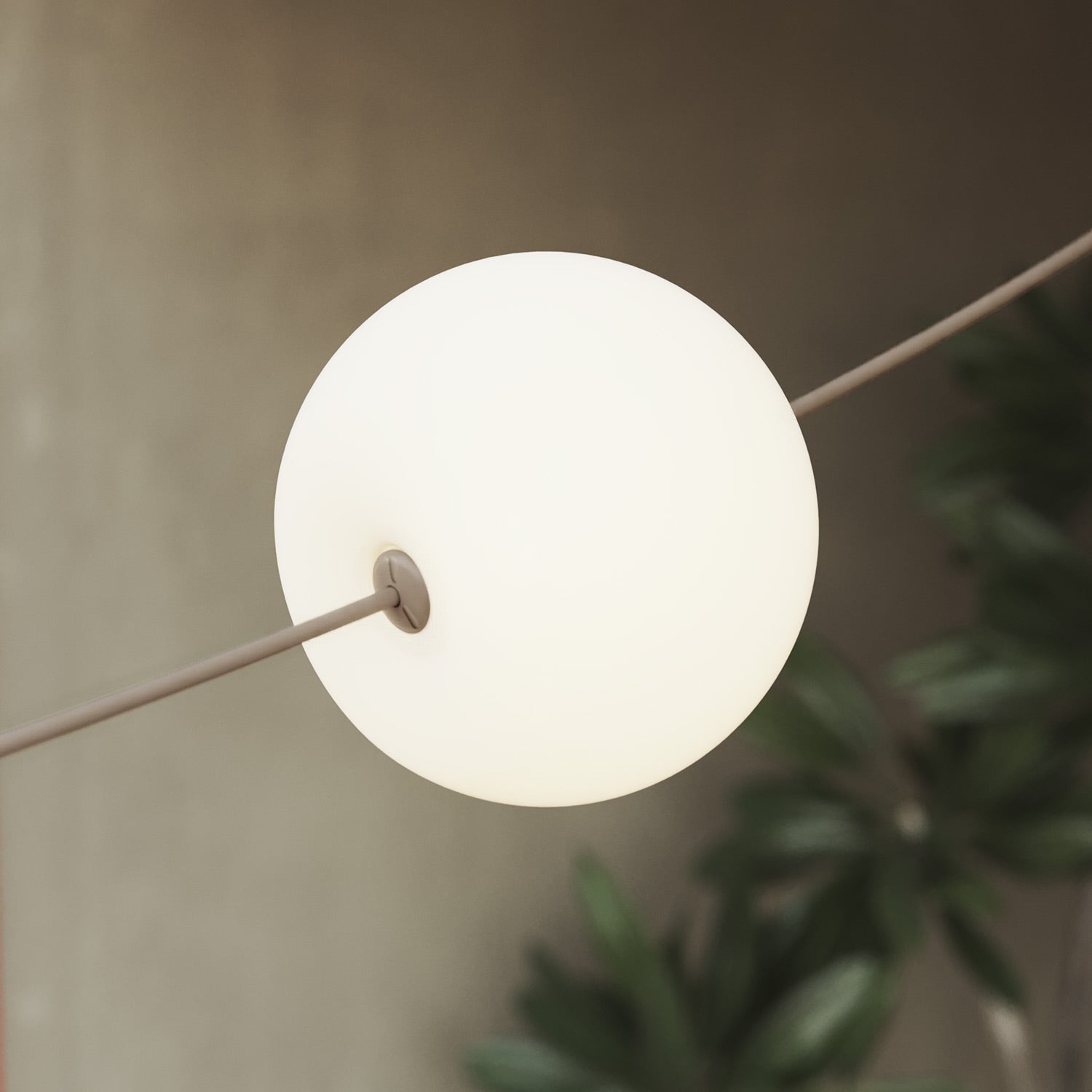 Catena luminosa 3 punti luce da esterno IP67 Desert Brown con spina UK - Marina3 Cherry 140 cm