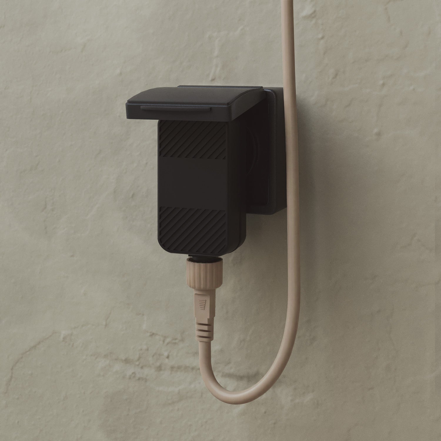 Catena luminosa 3 punti luce da esterno IP67 Desert Brown con spina UK - Marina3 Cherry 140 cm