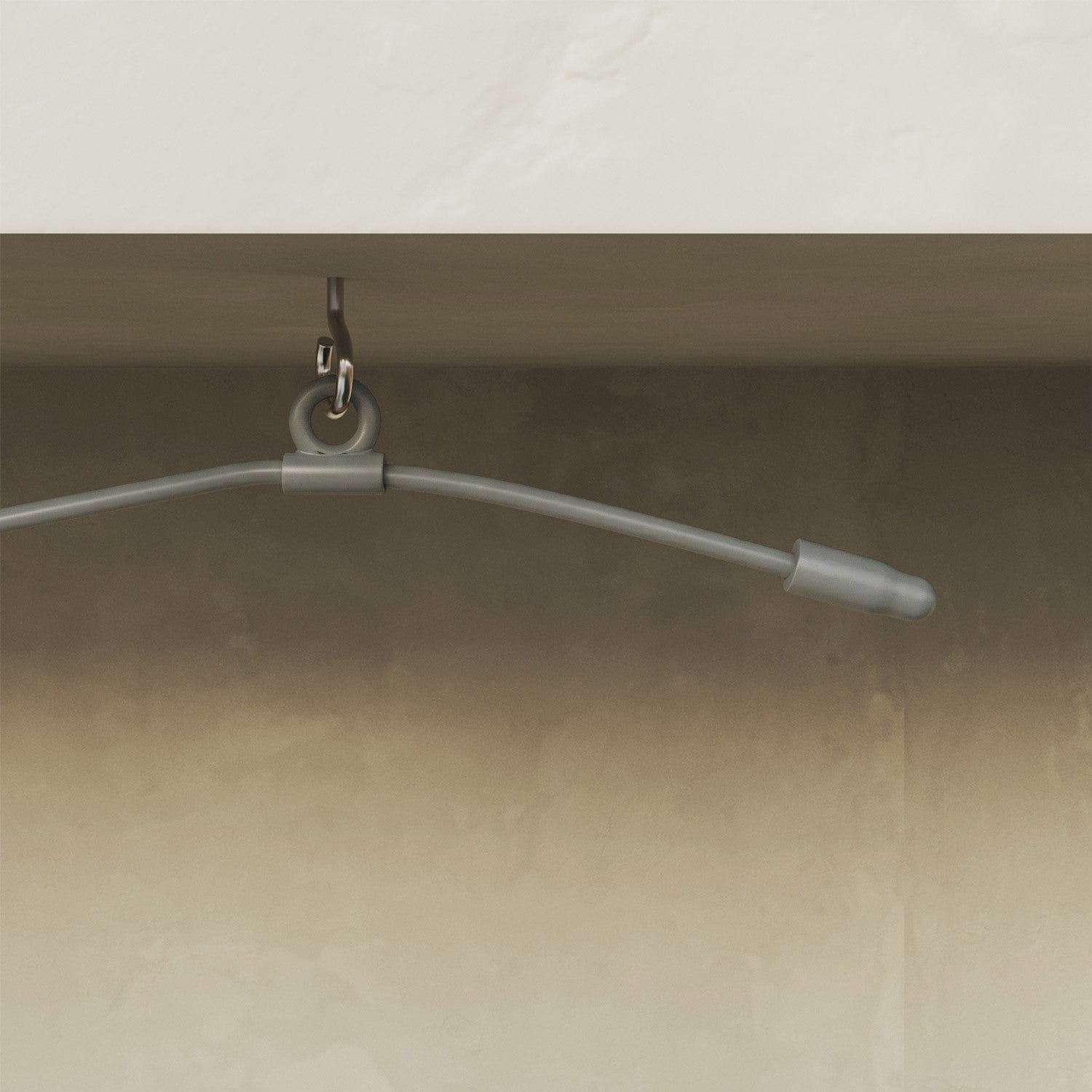 Catena luminosa 3 punti luce da esterno IP67 Grigio con spina UK - Marina3 Cherry 70 cm