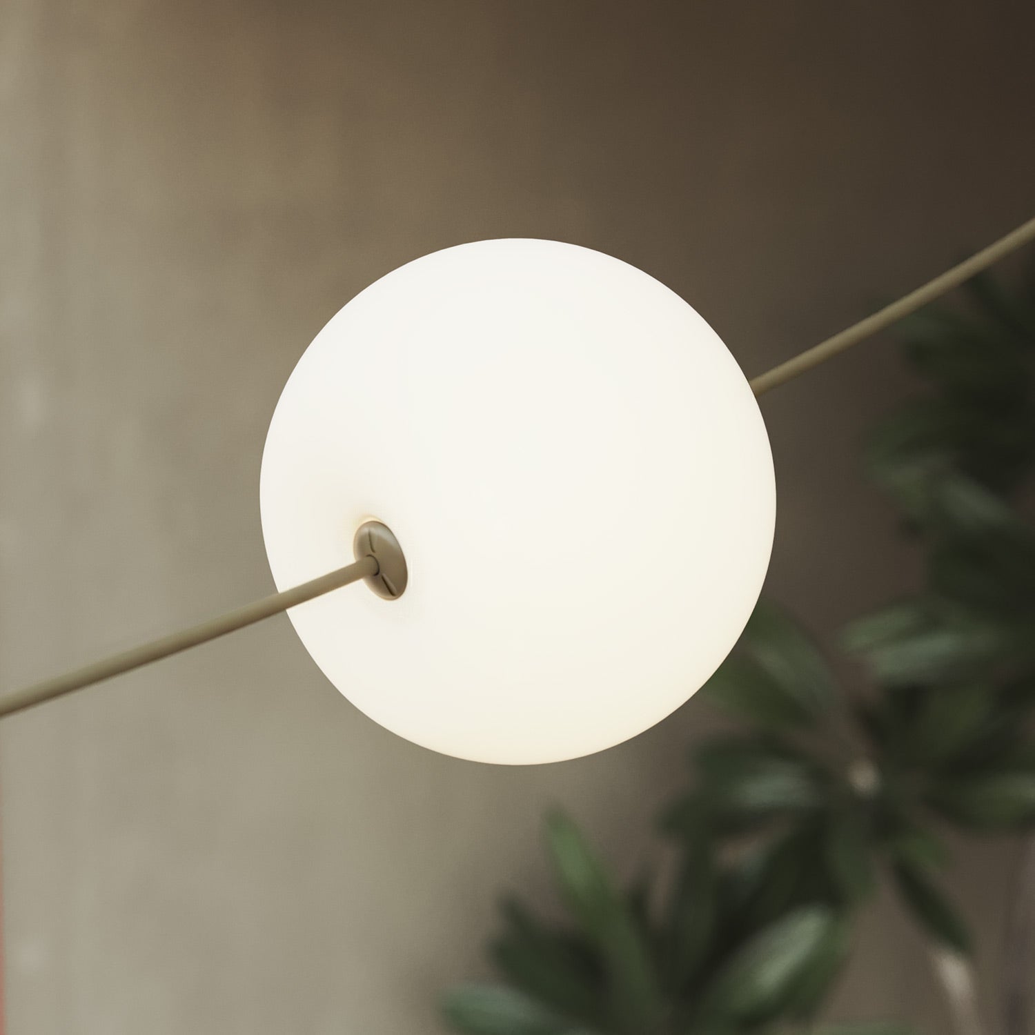 Catena luminosa 4 punti luce da esterno IP67 Verde Oliva con spina UK - Marina4 Cherry 140 cm
