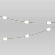 Catena luminosa 6 punti luce da esterno IP67 Grigio con spina UK - Marina6