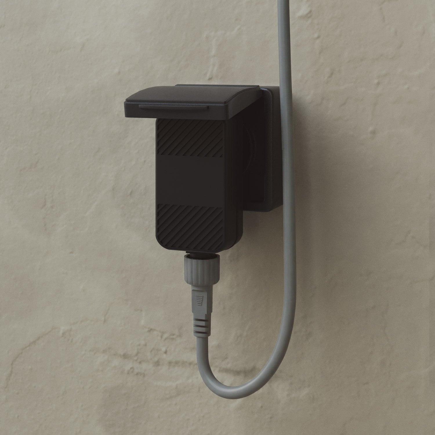 Catena luminosa 6 punti luce da esterno IP67 Grigio con spina UK - Marina6 Cherry 70 cm