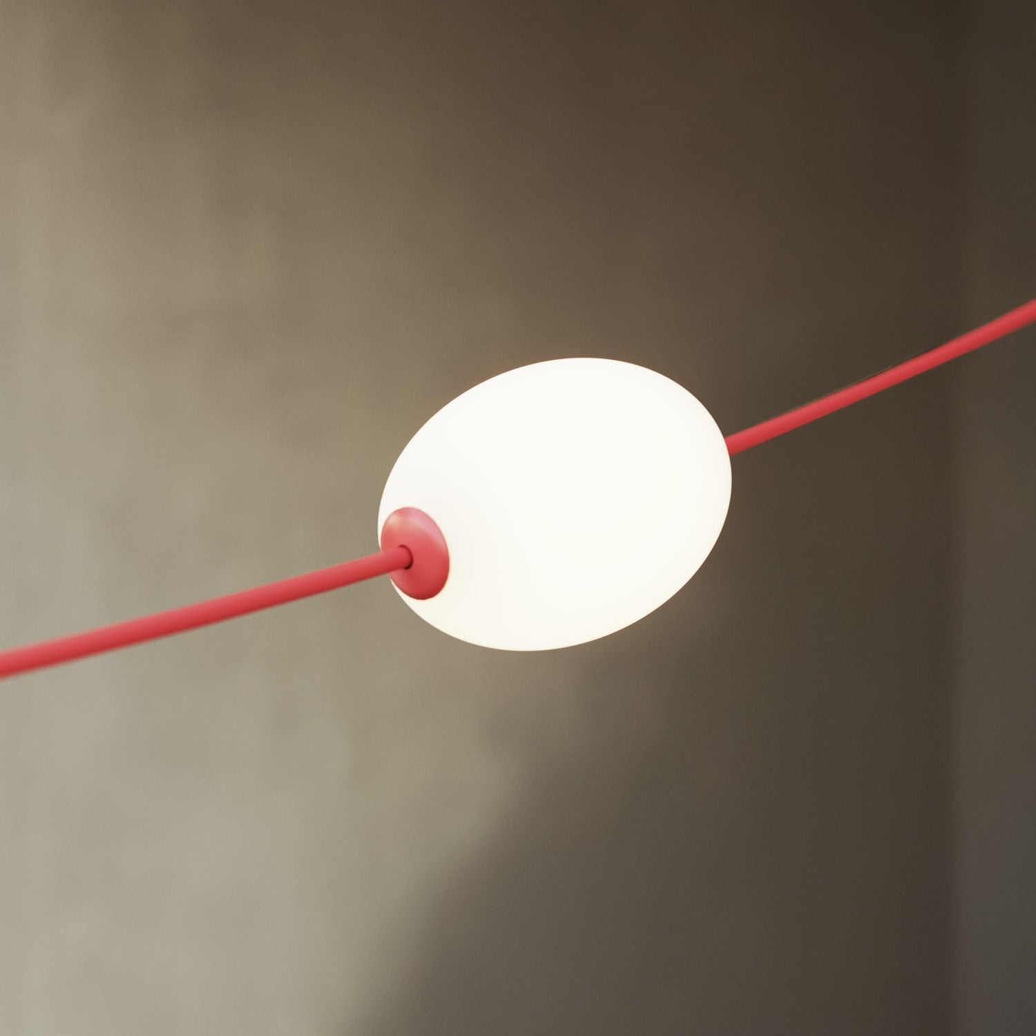 Catena luminosa 6 punti luce da esterno IP67 Rosso stella marina con spina UK - Marina6