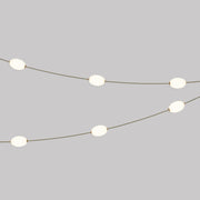 Catena luminosa 6 punti luce da esterno IP67 Verde oliva con spina UK - Marina6