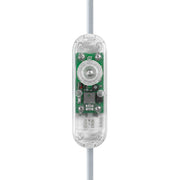 Dimmer universale per lampade da tavolo con pulsante touch per lampadine LED e incandescenza - Trasparente