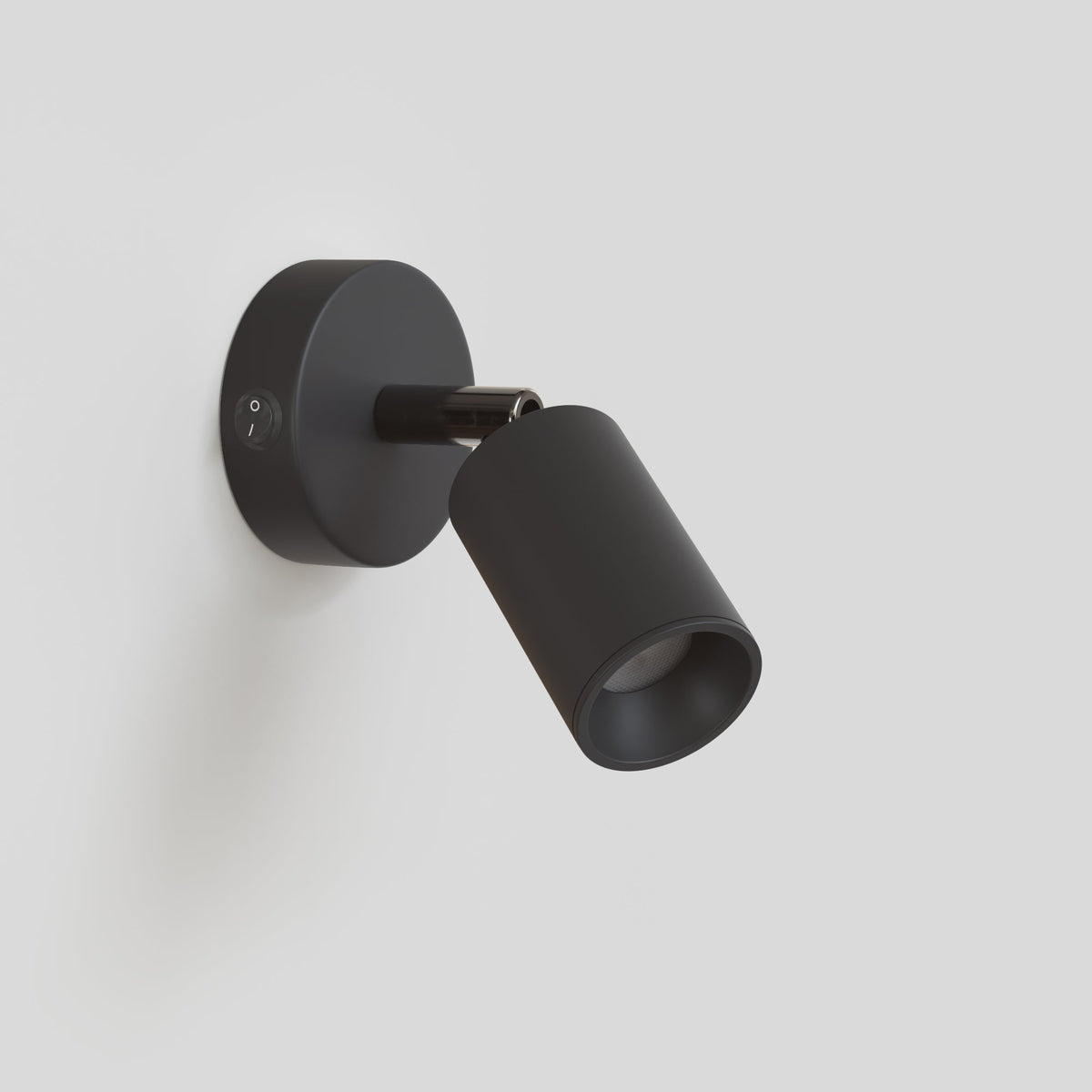Faretto GU10 orientabile da parete o soffitto Bispot - Nero Si Si