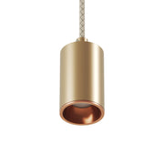 Faretto GU10 Spotlight LED Bispot - Bronzo satinato / Rame satinato - Creative Cables