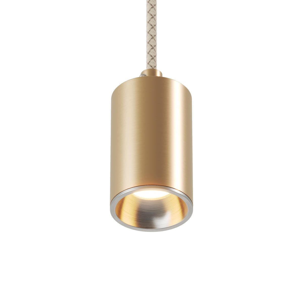 Faretto GU10 Spotlight LED Bispot - Bronzo satinato / Titanio satinato