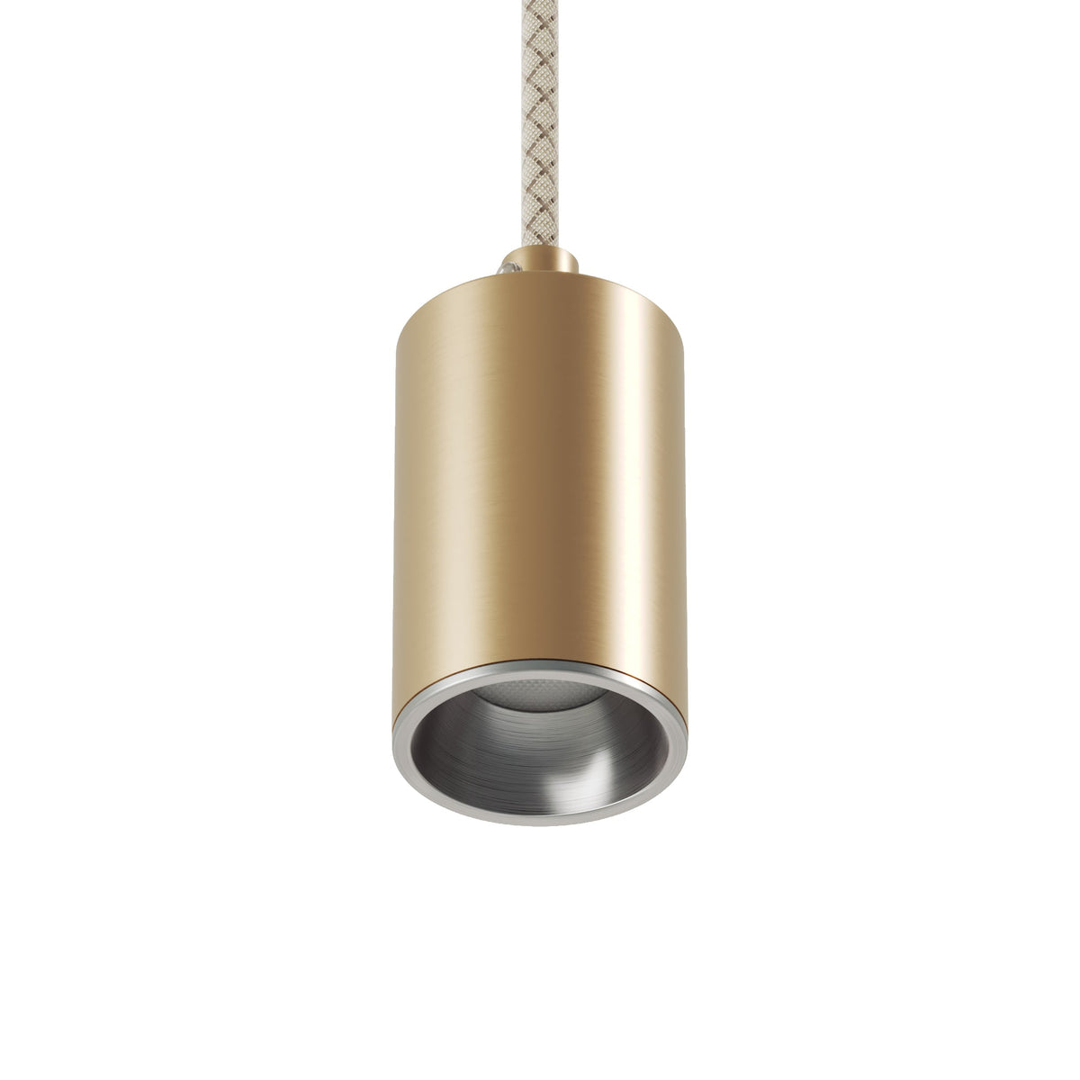 Faretto GU10 Spotlight LED Bispot - Bronzo satinato / Titanio satinato