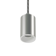 Faretto GU10 Spotlight LED Bispot - Titanio satinato / Bianco opaco - Creative Cables