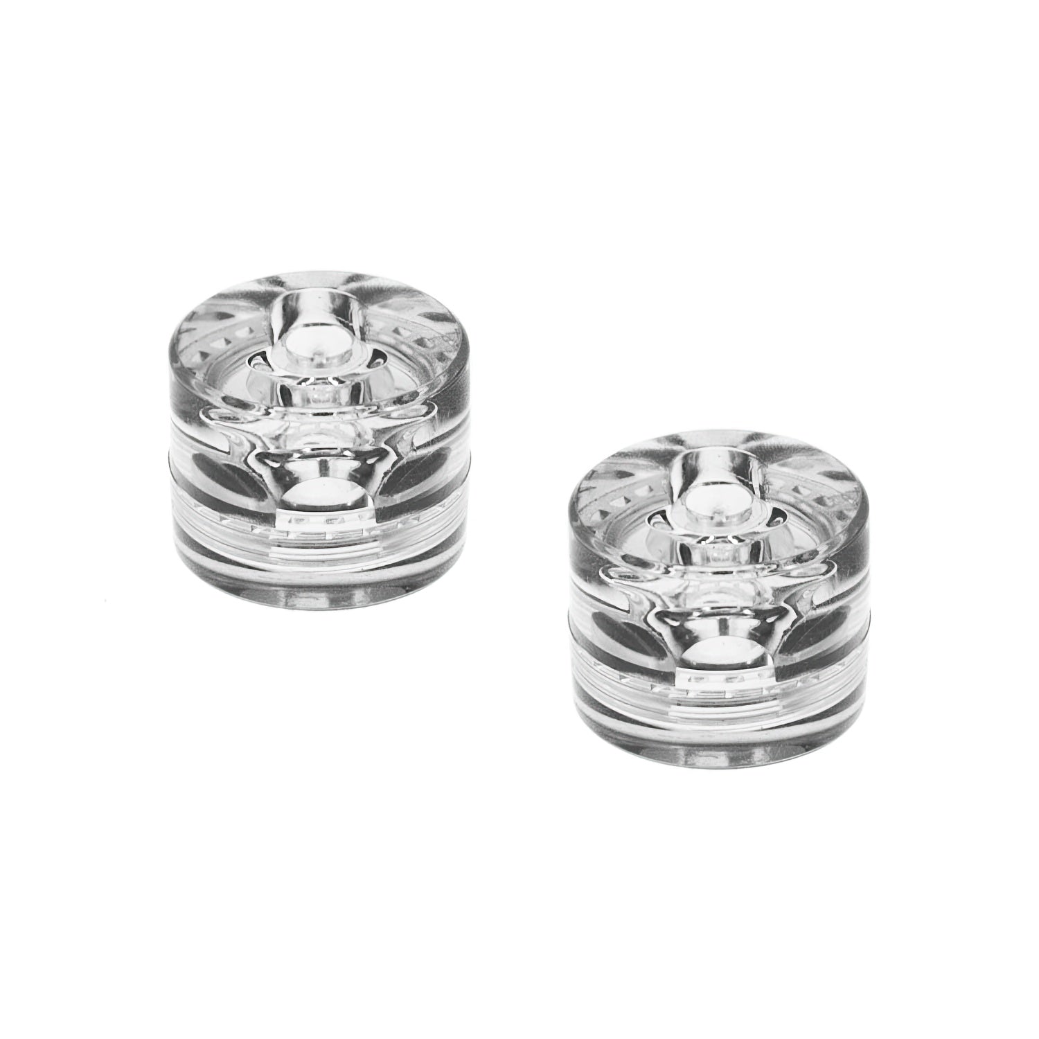 Fissaggio a parete passacavo universale per cavo tessile per illuminazione 2x0,75 e 3x0,75 - Trasparente