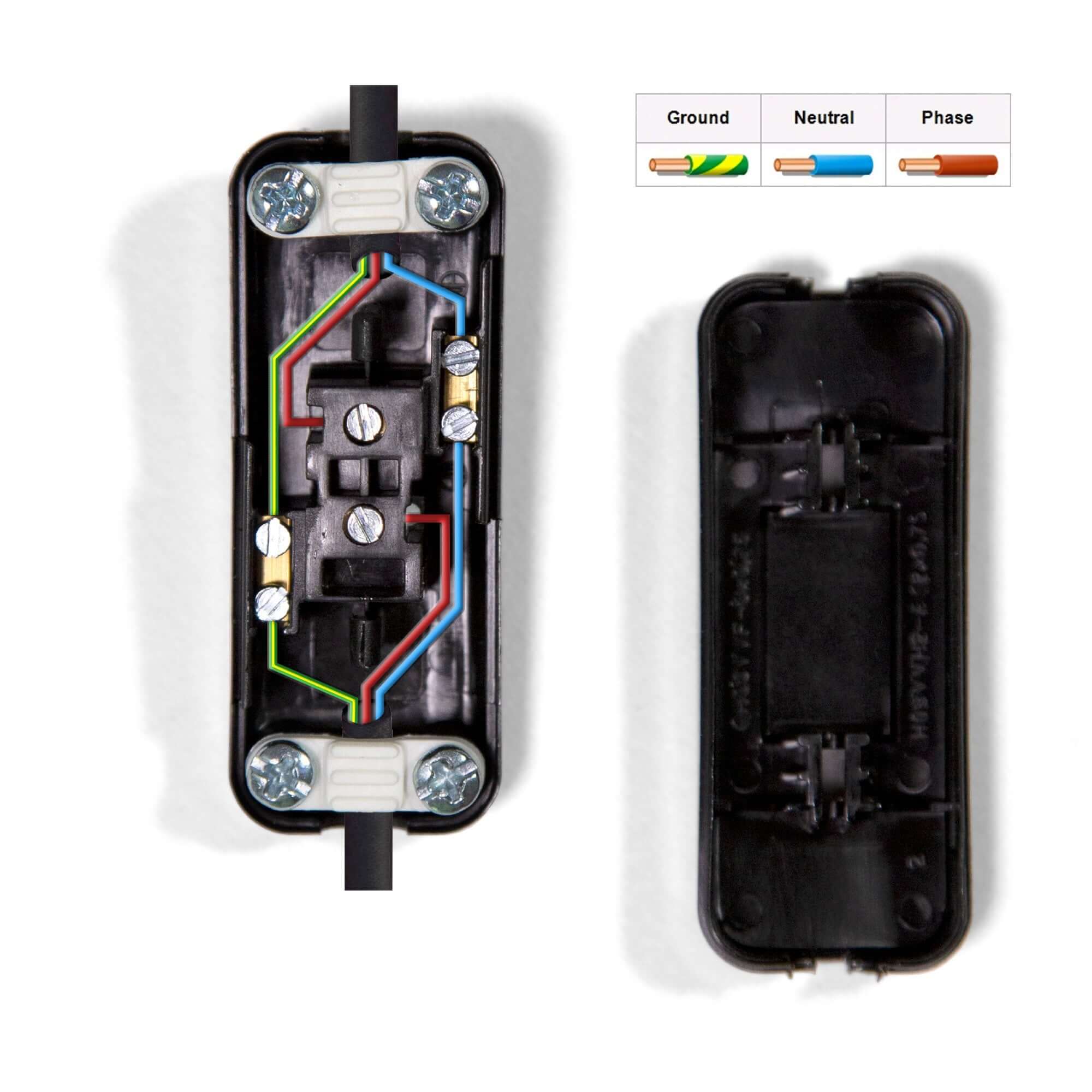 Interruttore Rompifilo Unipolare a bilancere - Nero