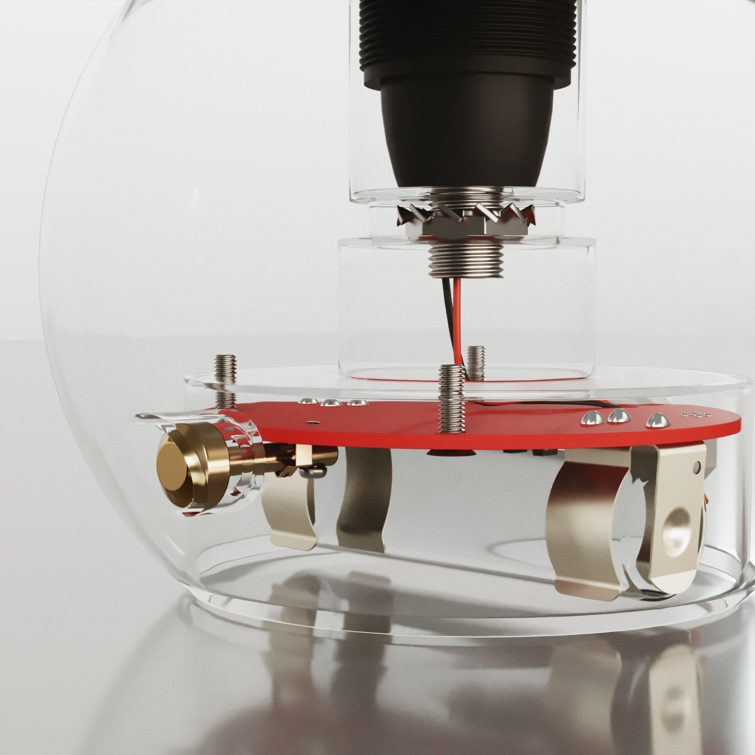 Kit elettronico per lampade a batteria 5V USB-C con portalampada E14 filettato - Nero