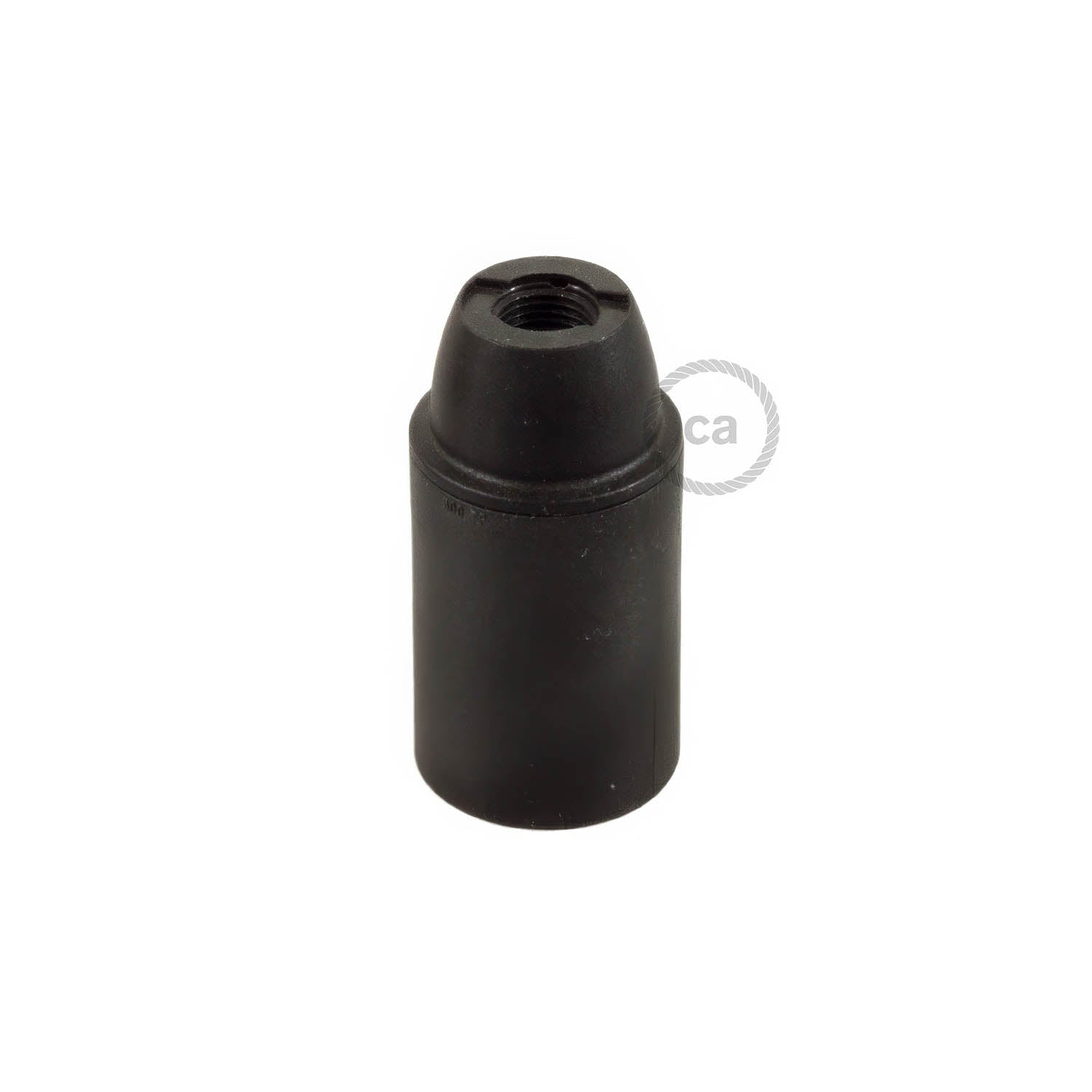 Kit portalampada E14 in termoplastica - Nero