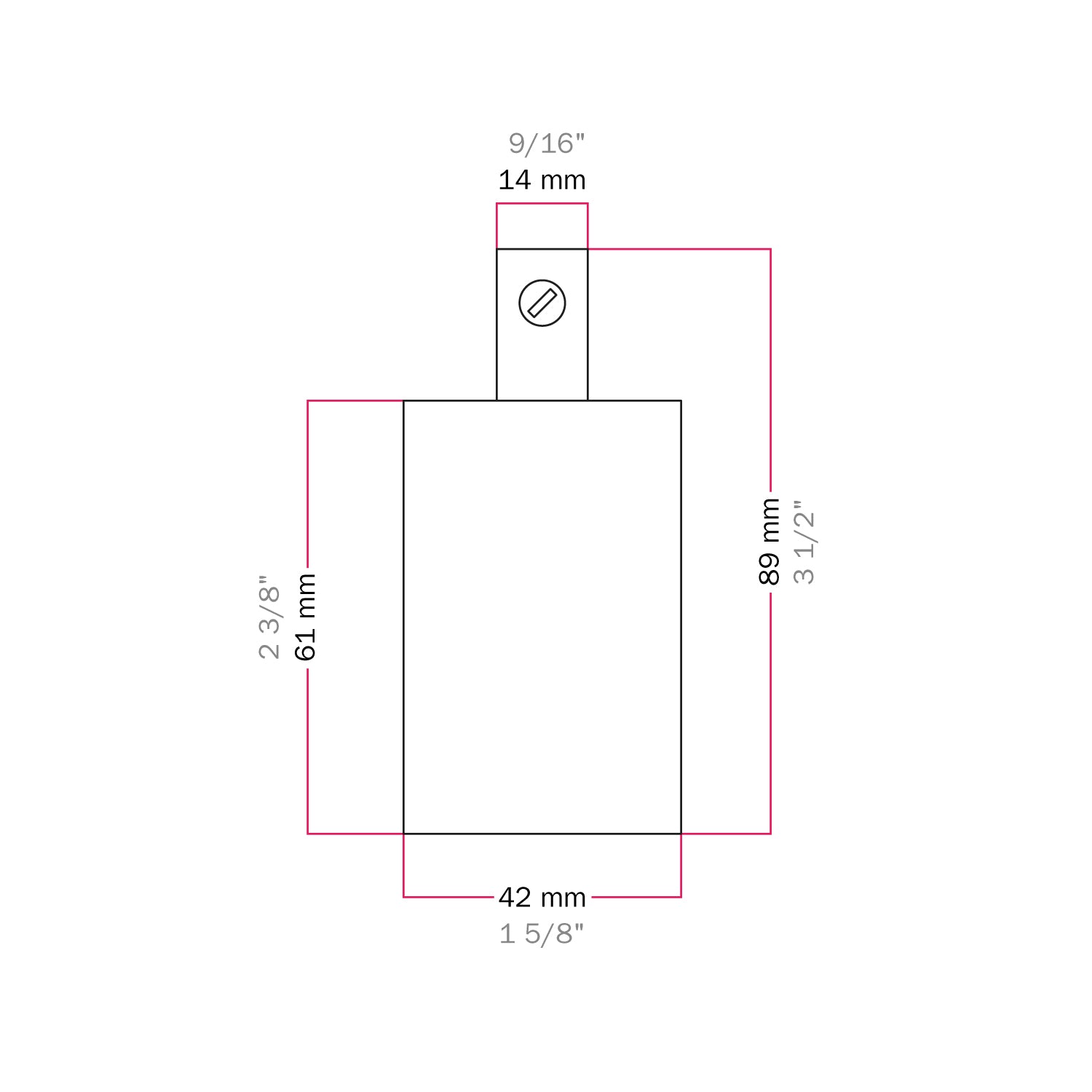 Kit portalampada E27 cilindrico in metallo - Bianco lucido - Creative Cables