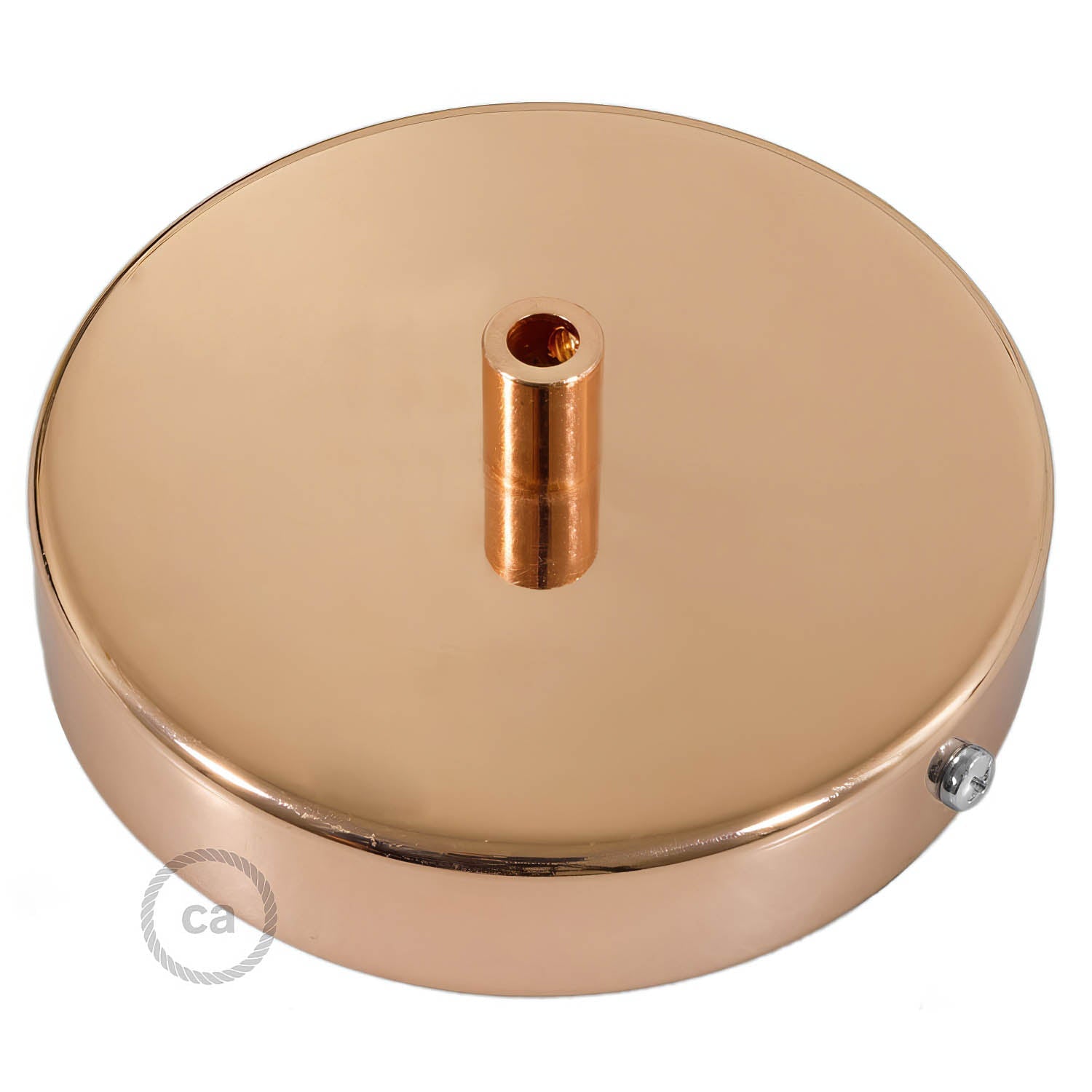 Kit rosone cilindrico in metallo - Rame Cilindrico