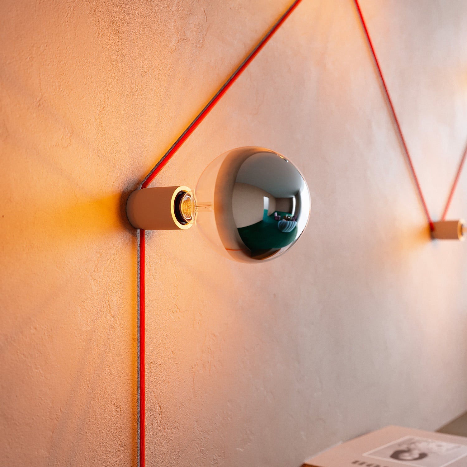 Kit Spostaluce con portalampada E27 - Bianco