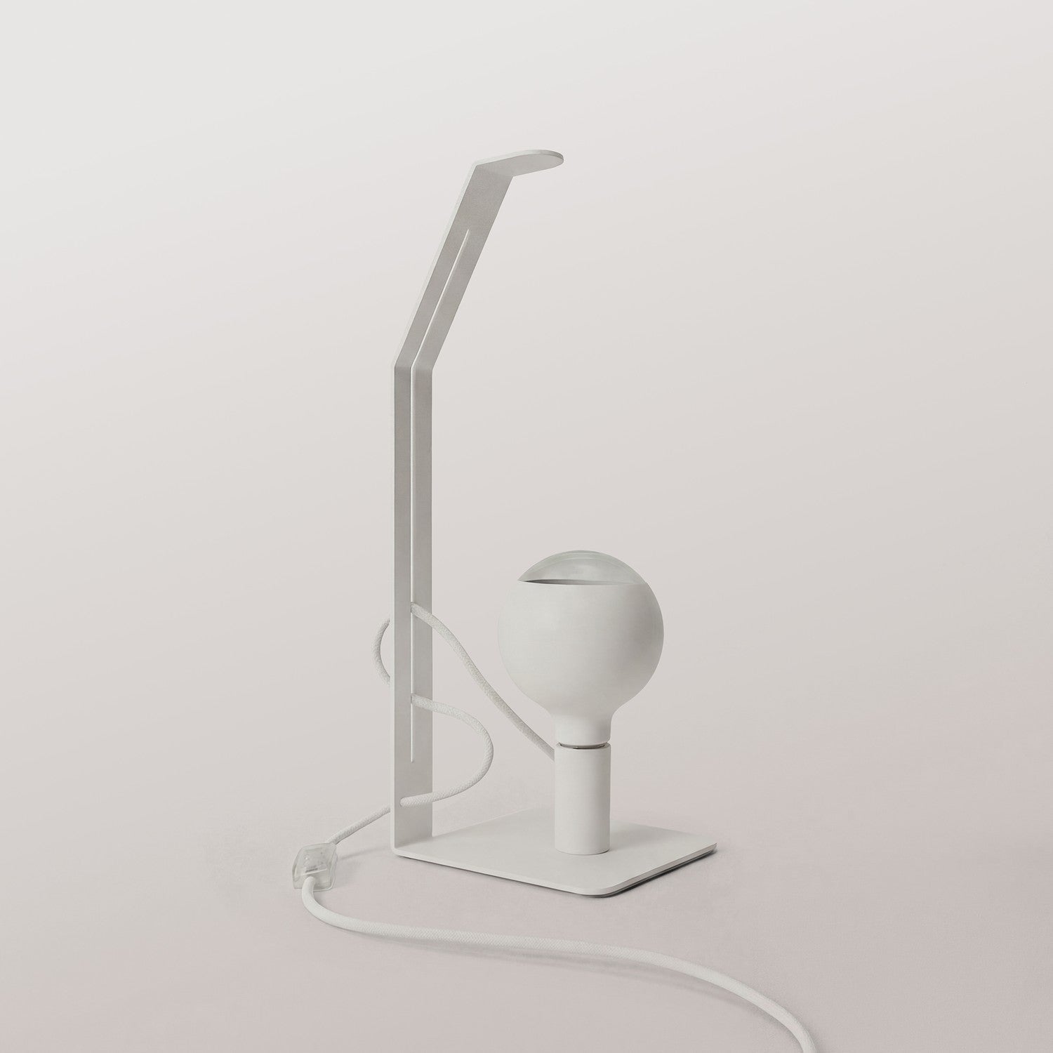 Koso Lucia - Lampada da tavolo con spina UK - Bianco