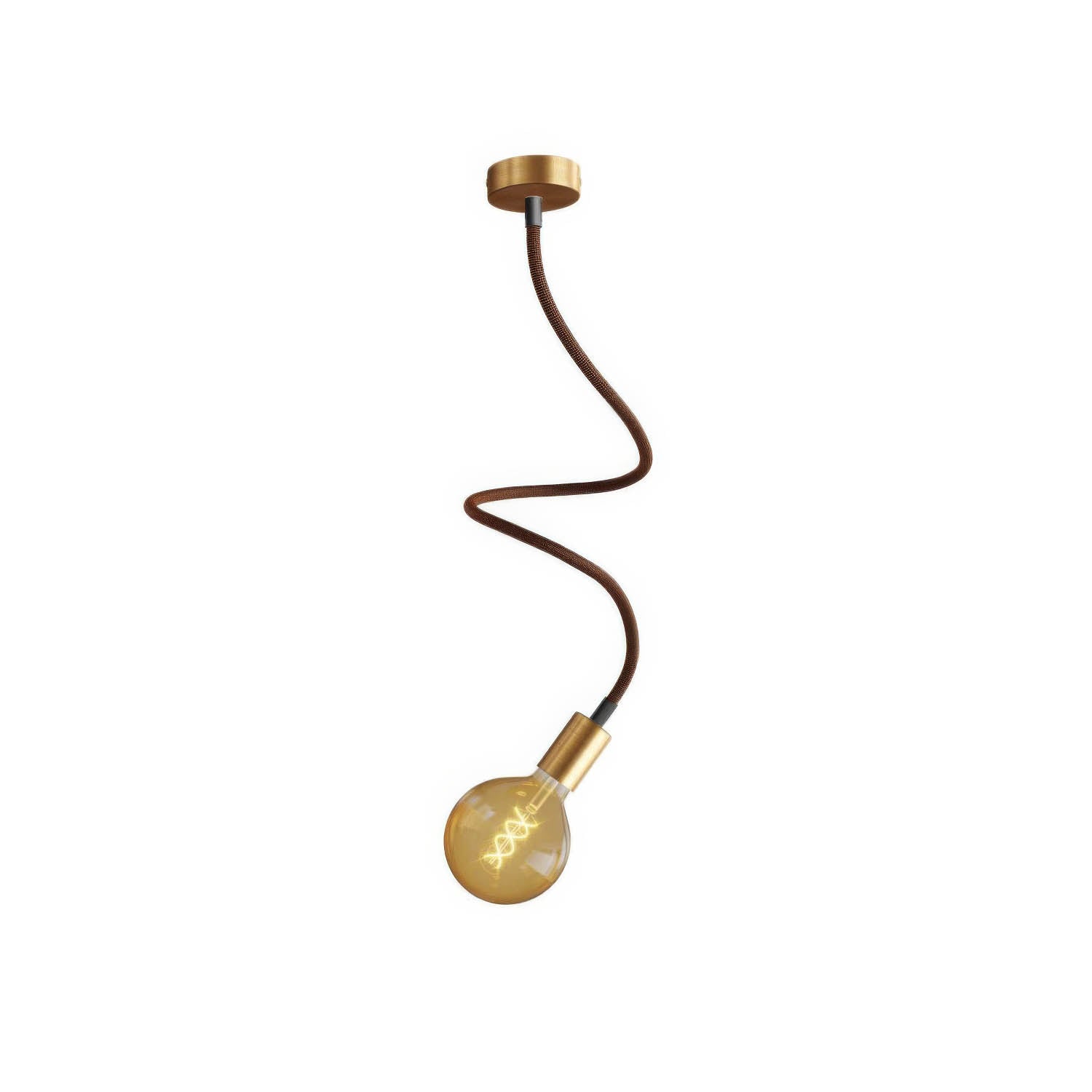 Lampada Creative Flex 90 cm da soffitto - Bronzo satinato