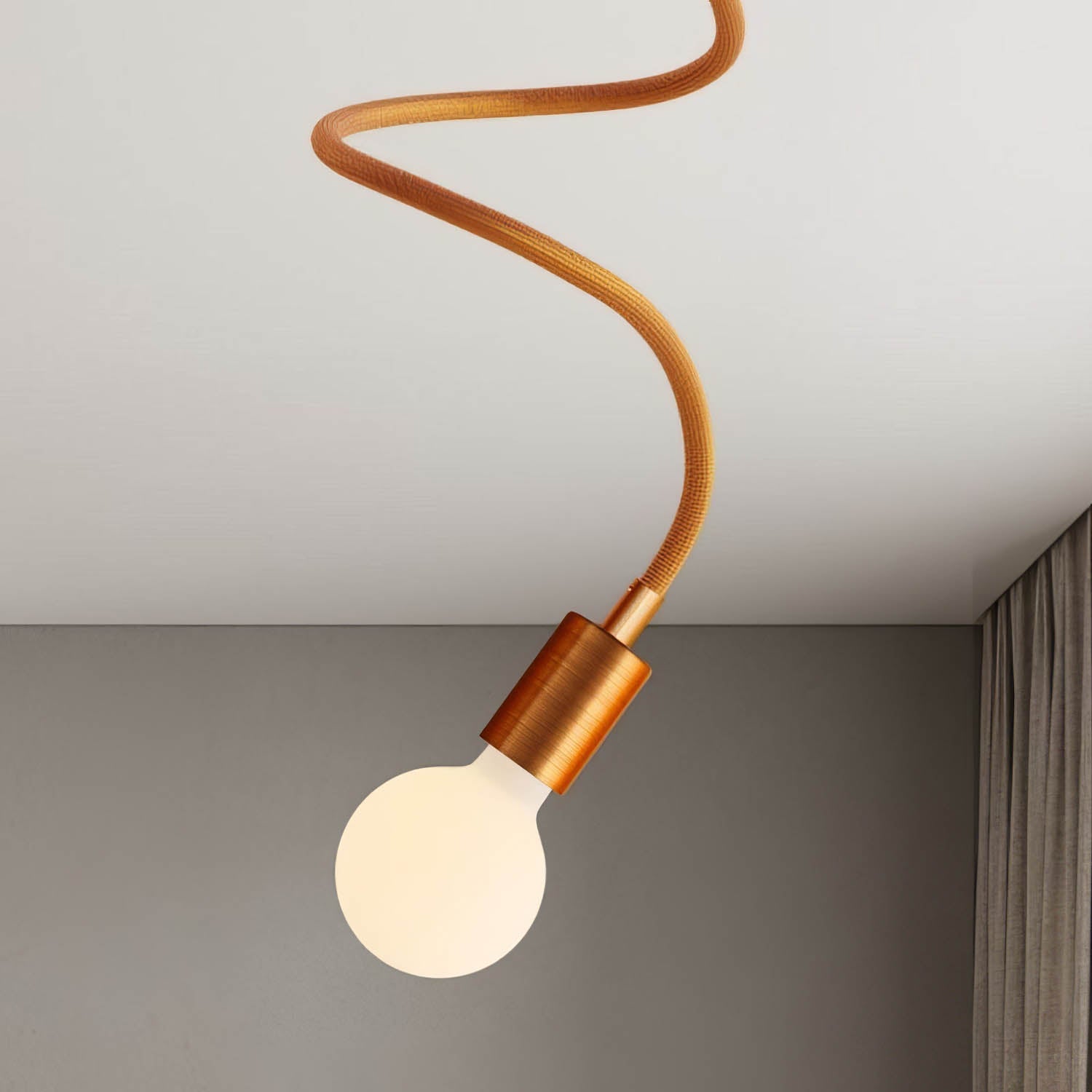 Lampada Creative Flex 90 cm da soffitto - Rame satinato