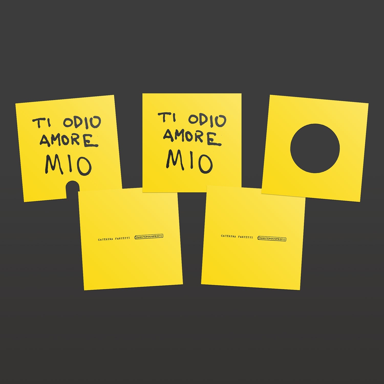 Lampada da tavolo Cubetto "Ti odio amore mio" con spina inglese e lampadina globo mezza sfera argento - Santomanifesto